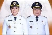 Bupati dan Wakil Bupati Pulau Taliabu, Sashabila Mus dan La Ode Yasir. (Istimewa)