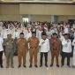 Sekretaris Kota Ternate, Dr Rizal Marsaoly bersama Pejabat Provinsi Maluku Utara dan Jamaah Haji di Asrama Haji Transit Ternate 