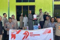 Polsek Sanana Memberikan Bantuan Sosial kepada Pondok Pesantren Al-Fatah