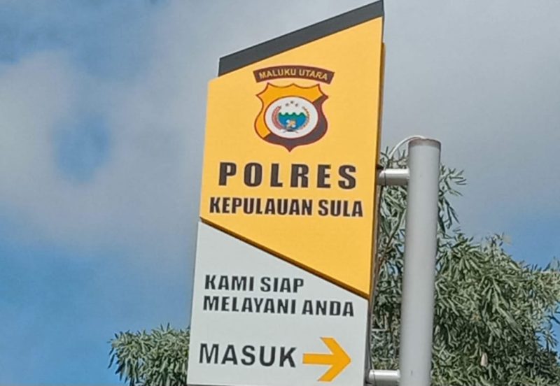 Polres Kepulauan Sula. (Rakyatmu)