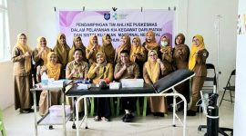 Tim Ahli Dokter Spesialis Bersama Tenaga Kesehatan dan Medis Puskesmas. 