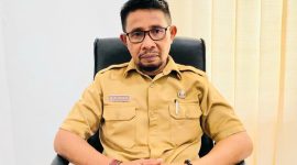 Plt. Kepala Perkim Kepulauan Sula, Ridwan Buamona. (Dok. Yanto/Rakyatmu) 