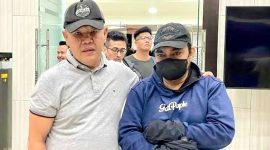 Tersangka Korupsi Kasus Pengadaan BMHP Covid-19, Muhammad Yusril saat Ditangkap Kejati Maluku Utara. (Istimewa)