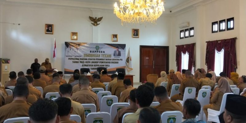 Suasana Bimtek Penyusunan Renstra PD RPJMD Kepulauan Sula 2025-2029. (Dok. Ilo for Rakyatmu)