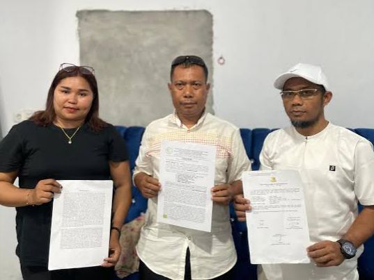 Penasehat Hukum Korban kasus dugaan kekerasan seksual. (Rakyatmu)