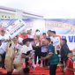 Nuisuya Fc Merayakan Juara 1 pada Turnamen Mini Soccer Kapolres Cup VIII Tahun 2025. (Rakyatmu)