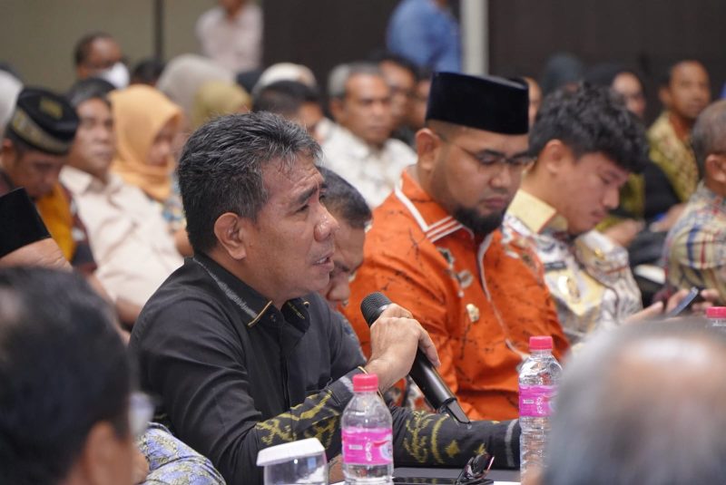 Wakil Wali Kota Tidore Kepulauan, Ahmad Laiman mendorong pengembangan Sofifi dalam acara Forum Kepala Daerah di Kota Ternate. (Istimewa)