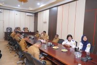 Rapat Koordinasi Pengendalian Inflasi Daerah yang dilakukan rutin oleh Pemerintah Kota Tidore Kepulauan melalui Tim Pengendalian Inflasi Daerah. (Istimewa)