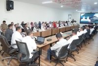 Konsultasi Publik Ranwal RPJMD 2025-2029 di Ruang Rapat Lantai II Kantor Bappelitbangda Kota Ternate.