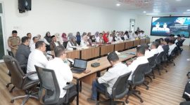 Konsultasi Publik Ranwal RPJMD 2025-2029 di Ruang Rapat Lantai II Kantor Bappelitbangda Kota Ternate.