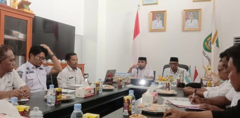 Rapat Progres Penegasan Batas Desa antara Desa Mangon dan Desa Man Gega