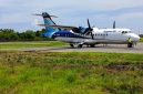 Trigana Air di Bandara Emalamo. (Istimewa)
