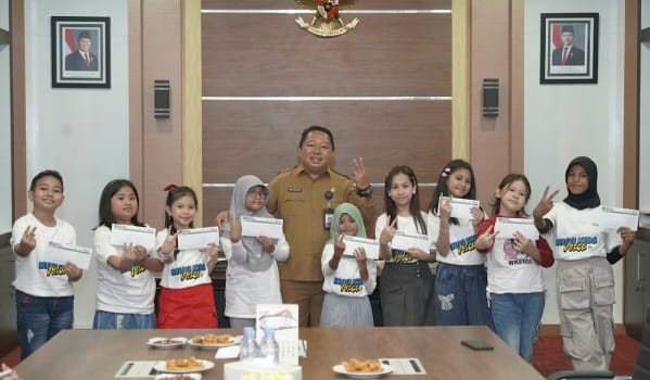 Sekda Kota Ternate Bersama Finalis MUVI Kids Voice