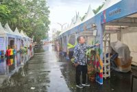 Sekda Kota Ternate, Rizal Marsaoly Pantau Kesiapan Pelaksanaan Festival Kora-Kora di Taman Nukila