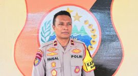 Kapolsek Mangoli Barat, Ipda Faisal Pora. (Istimewa/Rakyatmu)