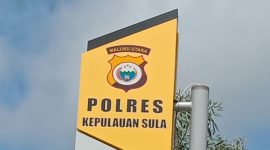 Polres Kepulauan Sula. (Rakyatmu) 