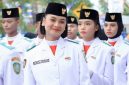 Paslibraka HUT RI Kabupaten Kepulauan Sula. (Hardiman for Rakyatmu)
