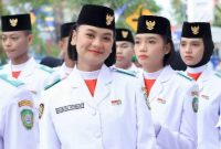Paslibraka HUT RI Kabupaten Kepulauan Sula. (Hardiman for Rakyatmu)