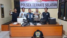 Polisi Amankan Pelaku dan Barang Bukti. (Rakyatmu)