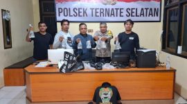 Polisi Amankan Pelaku dan Barang Bukti. (Rakyatmu)