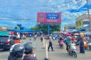 Satlantas Polres Kota Ternate saat Melakukan Penertiban Parkir Liar di Pasar Buah dan Barito. (Rakyatmu)