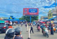 Satlantas Polres Kota Ternate saat Melakukan Penertiban Parkir Liar di Pasar Buah dan Barito. (Rakyatmu)