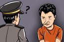 Ilustrasi Pelaku Membohongi Polisi. (Istimewa/Rakyatmu)