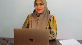 Pj. Kepala Desa Tikong, Ritma Tri Astuthy. (Rakyatmu)