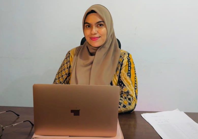 Pj. Kepala Desa Tikong, Ritma Tri Astuthy. (Rakyatmu)
