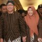 Wali Kota Ternate, Dr. M. Tauhid Soleman bersama Ketua TP-PKK Kota Ternate, Marliza Tauhid, menghadiri pembukaan Rakernas XI JKPI di Hotel Tentrem, Yogyakarta. (istimewa/rakyatmu)