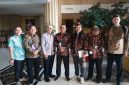 Wali Kota Ternate Didampingi Sekda Rizal Marsaoly bersama Direktur  Eksekutif JKPI Nanang Asfarinal di Acara Pembukaan Rakernas dan Seminar JKPI di Yogyakarta