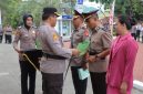 Kapolres Kepulauan Sula AKBP Kodrat Muh Hartanto Pimpin Serah Terima Jabatan Lingkup Polres Kepulauan Sula. (Rakyatmu)