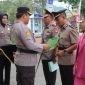 Kapolres Kepulauan Sula AKBP Kodrat Muh Hartanto Pimpin Serah Terima Jabatan Lingkup Polres Kepulauan Sula. (Rakyatmu)