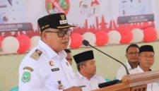 Wakil Bupati Pulau Taliabu, La Ode Yasir membuka sosialisasi bahaya narkoba. (Istimewa/Rakyatmu)