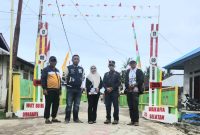 Tim Lomba Desa Merah Putih di Kepulauan Sula saat Melakukan Penilaian. (Rakyatmu) 