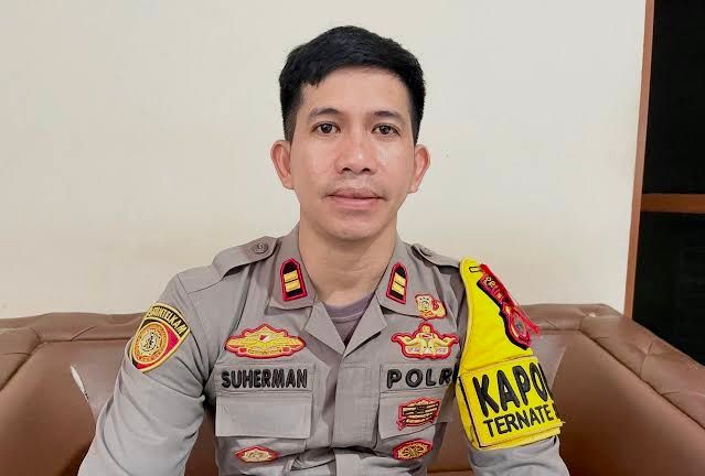 Kasat Narkoba Polres Ternate, IPTU Suherman. (Istimewa/Rakyatmu)