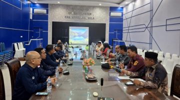Tim Ekspedisi Patriot Melakukan Pertemuan dengan Pemerintah Kabupaten Kepulauan Sula Membahas Rencana Penelitian Sumber Daya Alam di Pulau Mangoli. (Rakyatmu)