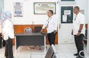 Sekda Kota Ternate Melakukan Pengecekan Fasilitas dan Ruang Pelayanan di Puskesmas Kalumata. (Ewin for Rakyatmu)