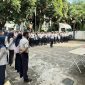 Sekda Kota Ternate, Rizal.Marsaoly saat Pimpin Apel Pagi di Dinas Perhubungan Kota Ternate. (Rakyatmu)