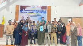 Foto Bersama Usai Muscab II IKA PMII Kabupaten Kepulauan Sula di Hotel Beliga. (Rakyatmu)