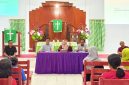 Edukasi tentang Penyakit kusta di Gereja Ebenhaizer Kelurahan Tifure, Batang Dua. (Istimewa)