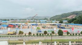 Proyek RSUD Bobong, Kabupaten Pulau Taliabu. (Rakyatmu)