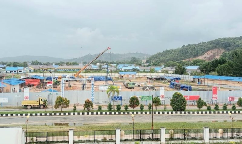 Proyek RSUD Bobong, Kabupaten Pulau Taliabu. (Rakyatmu)