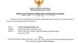 Naskah Perjanjian Hibah Daerah. (Rakyatmu)