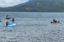 Long boat saat dievakuasi Tim SAR Gabungan. Dok; Basarnas Ternate