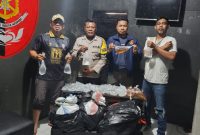 Personel Polsek Ternate Utara kembali mengamankan minuman beralkohol ilegal. (Rakyatmu)