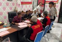 Polres Ternate saat Limpahkan kasus tindak pidana pencurian ke Kejari. (Rakyatmu)