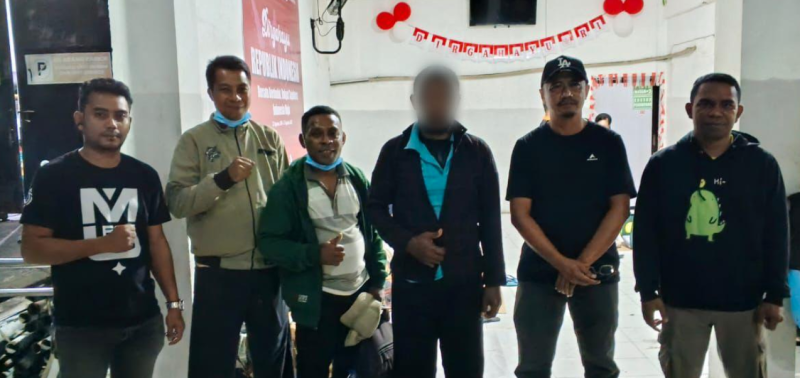 ODGJ Asal Kota Jayapura Dipulangkan. (Istimewa)