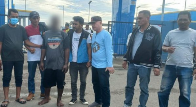 Dinas Sosial Kota Ternate Membawa ODGJ Asal Papua ke RSJ Sofifi. (Istimewa)