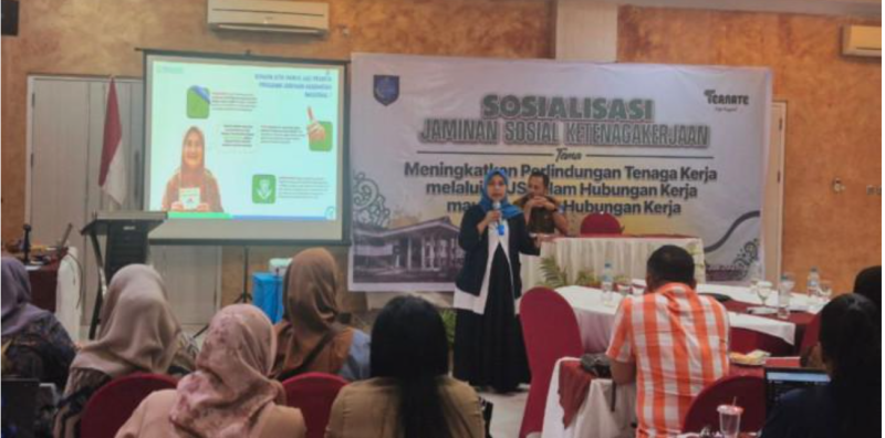 Sosialisasi Jaminan Sosial Ketenagakerjaan kepada sejumlah Badan Usaha 